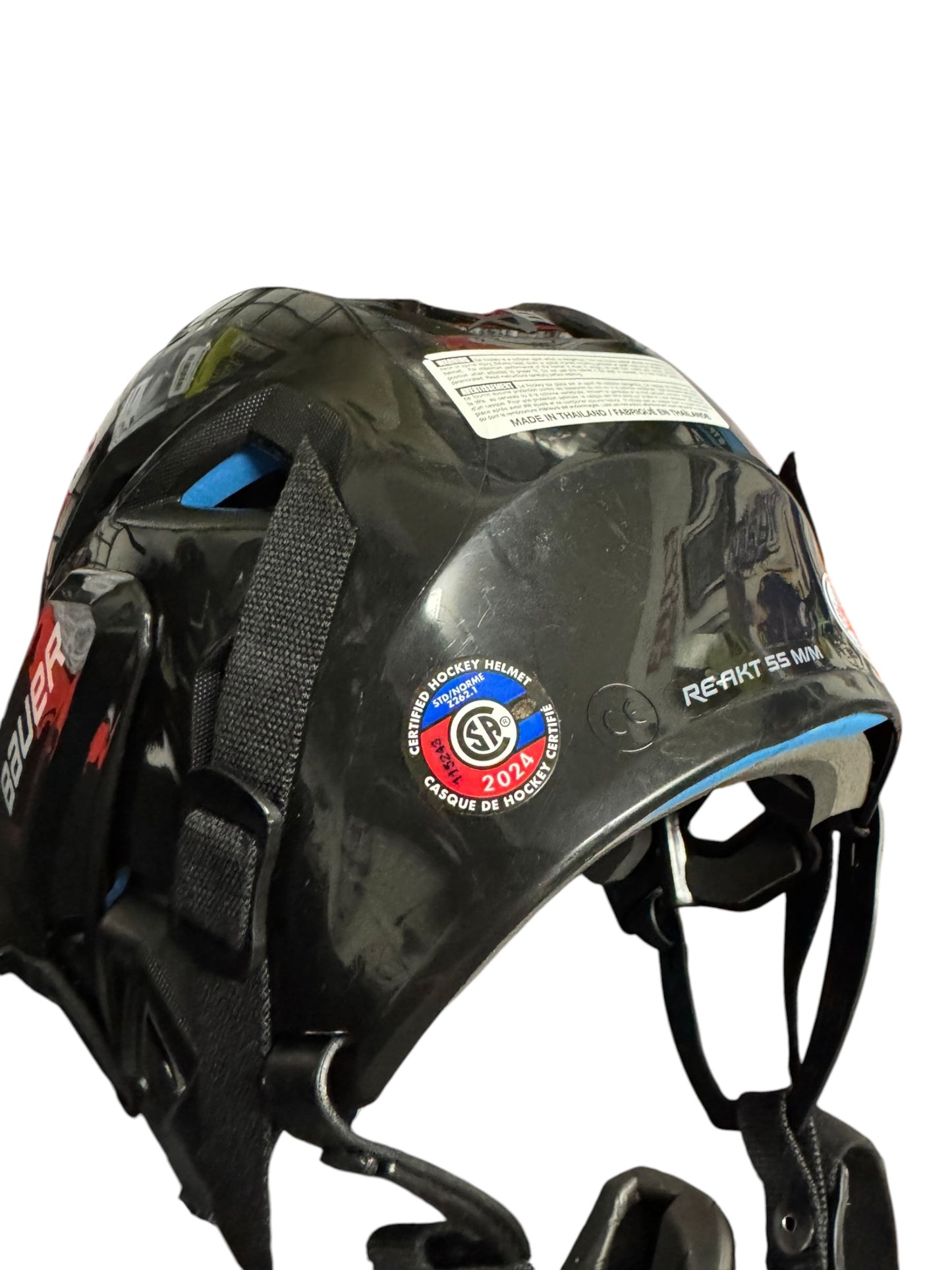Bauer Re-Akt 55 Combo Ice Hockey Helmet – Medium – Black