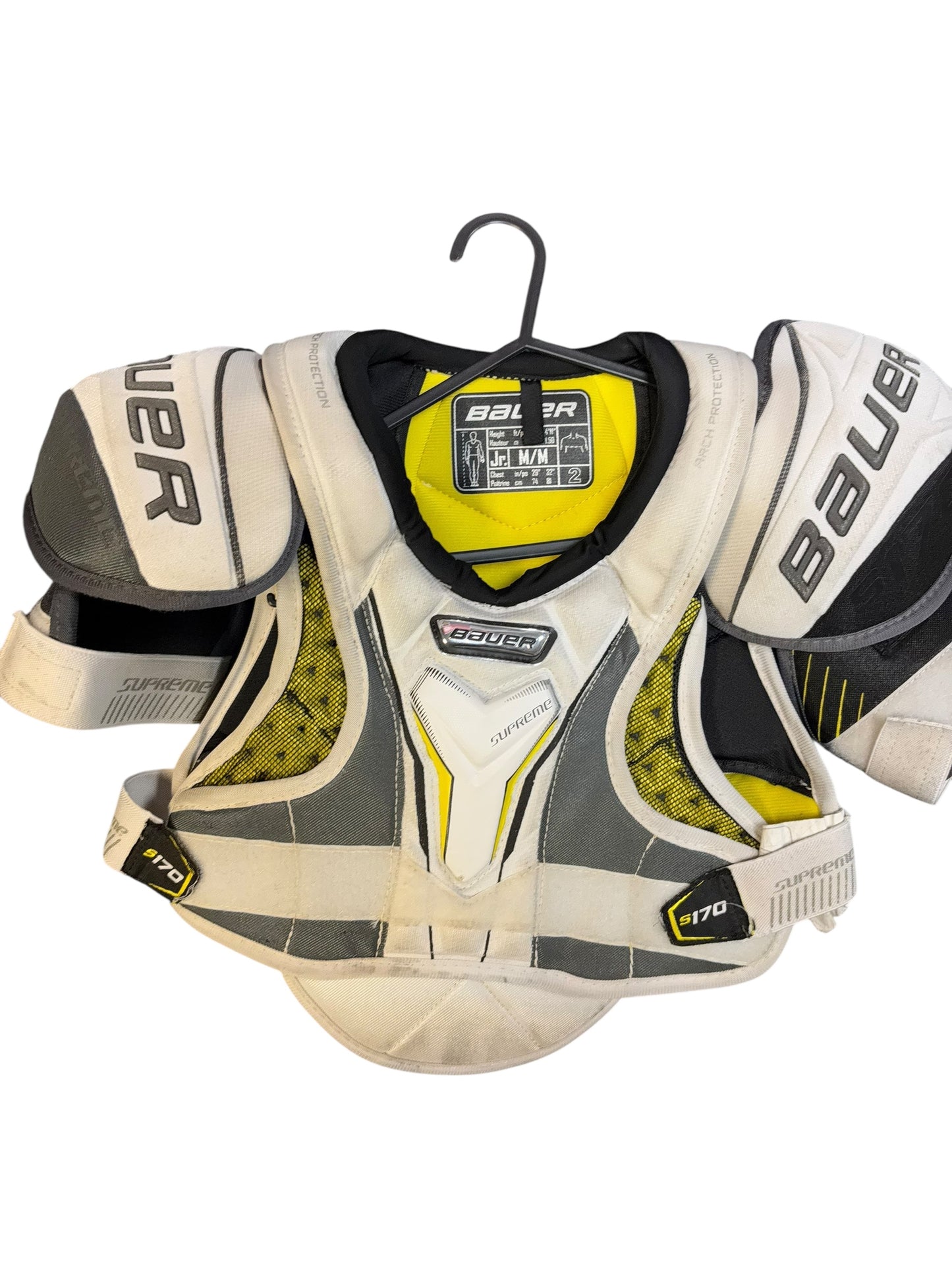 Bauer S170 Supreme junior Ice Hockey shoulder pads Medium