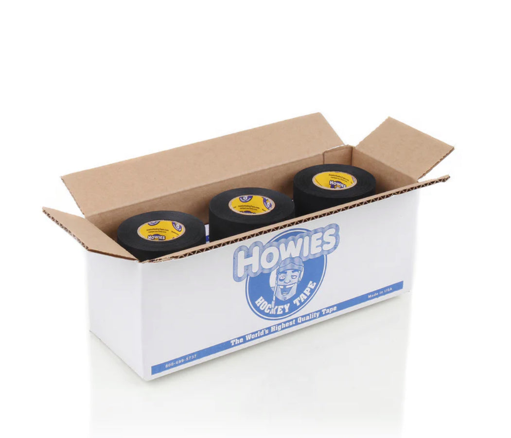 HOWIES 1.5" BLACK CLOTH HOCKEY TAPE