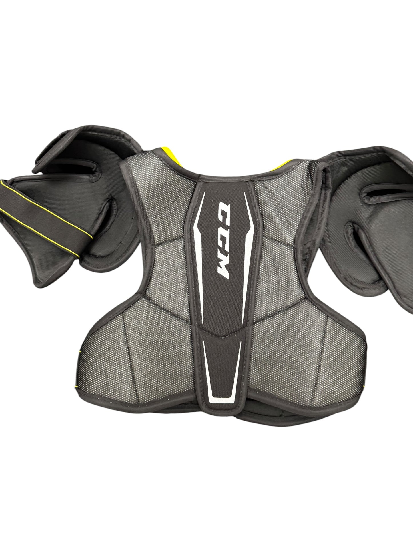 CCM Tacks 9550 Junior Ice Hockey Shoulder Pads Large – Black/Yellow