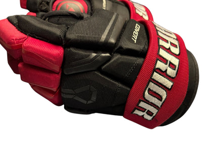 Warrior Covert QRE 30 Junior Ice Hockey Gloves – 11” – Black/Red – Used