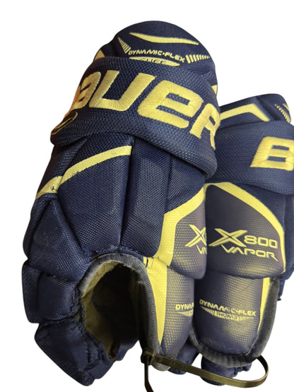 Bauer Vapor X800 Junior Ice Hockey Gloves 12” – Blue