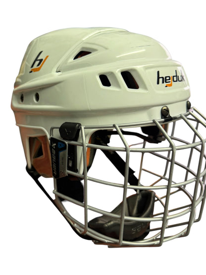 Hejduk Senior Ice Hockey Helmet M/L Silver Cage