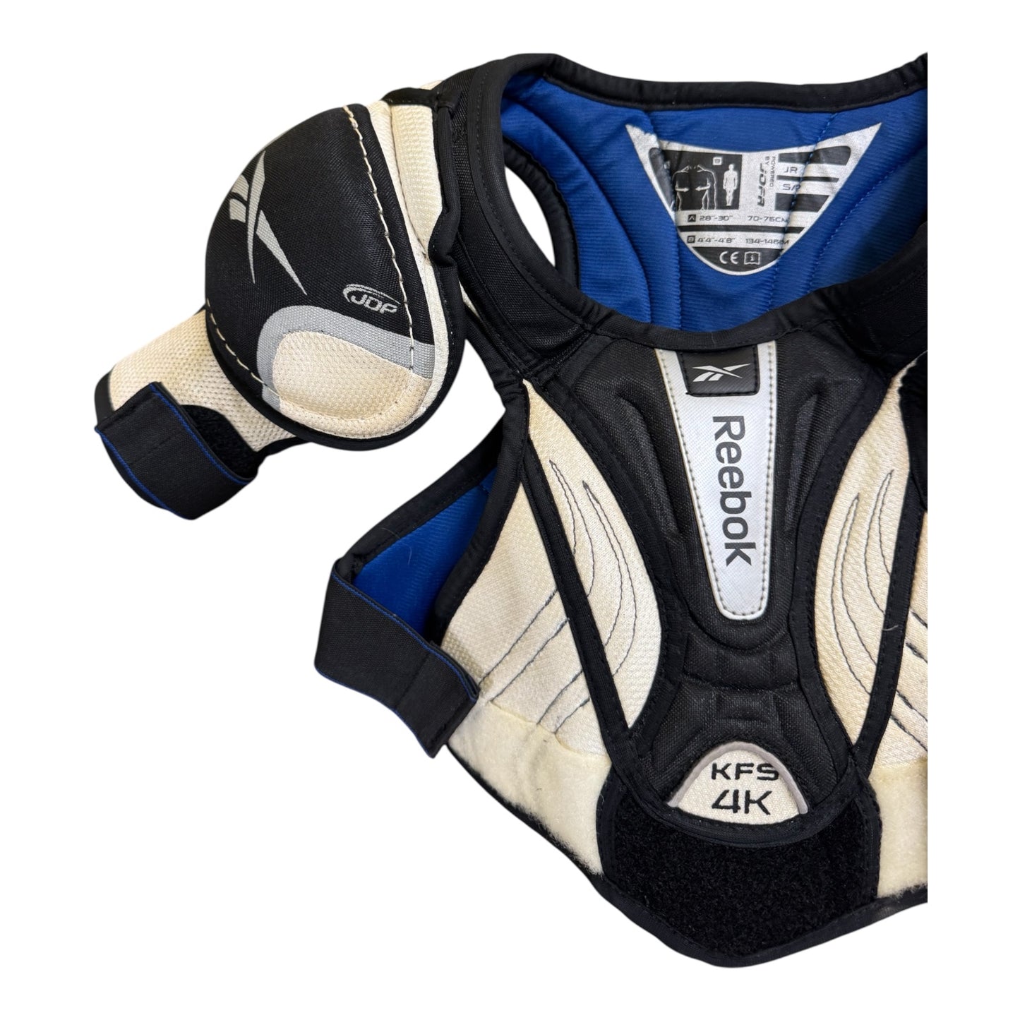 Reebok KFS 4K Junior Ice Hockey Shoulder Pads Small Used