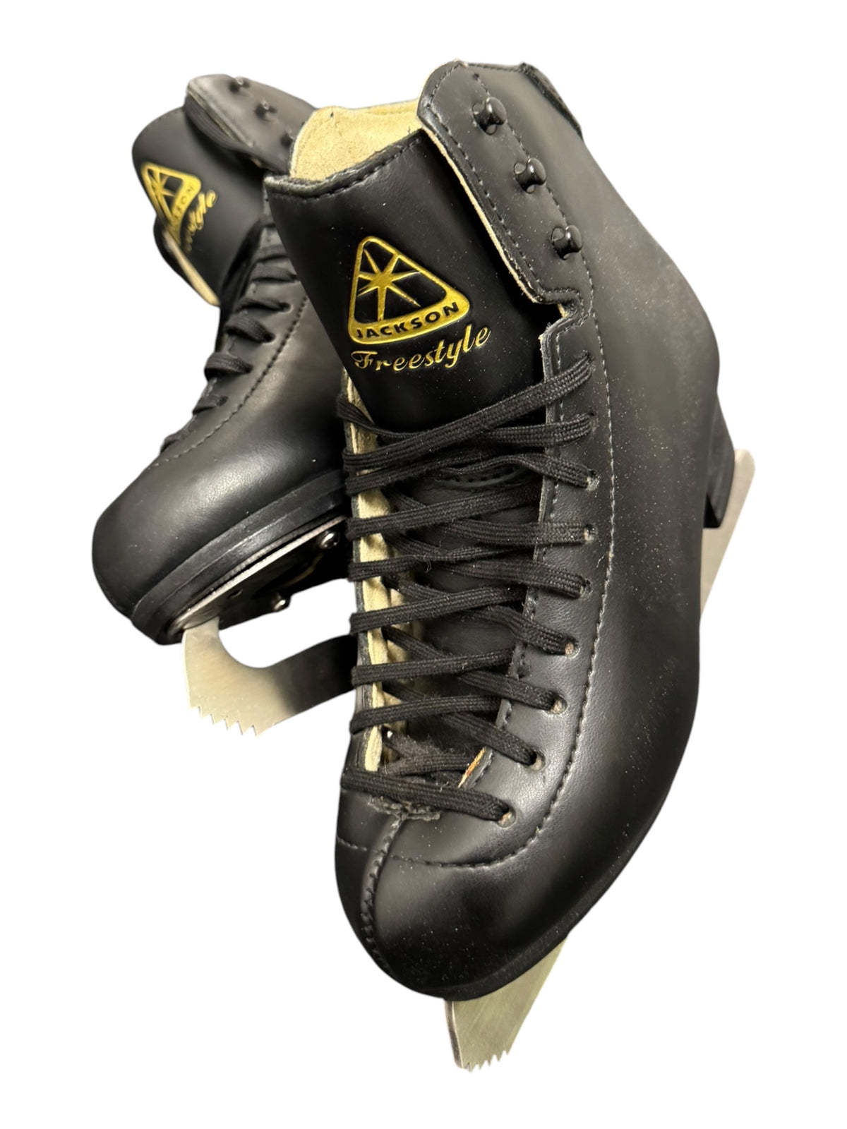 Jackson Freestyle Figure Ice Skates – Black, Size 1.5