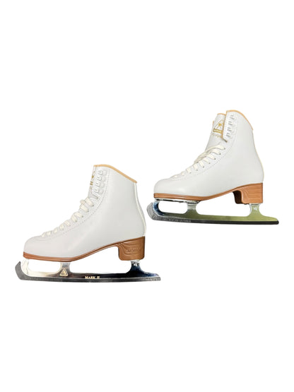 Jackson Mystique Figure Ice Skates – White, Size 6