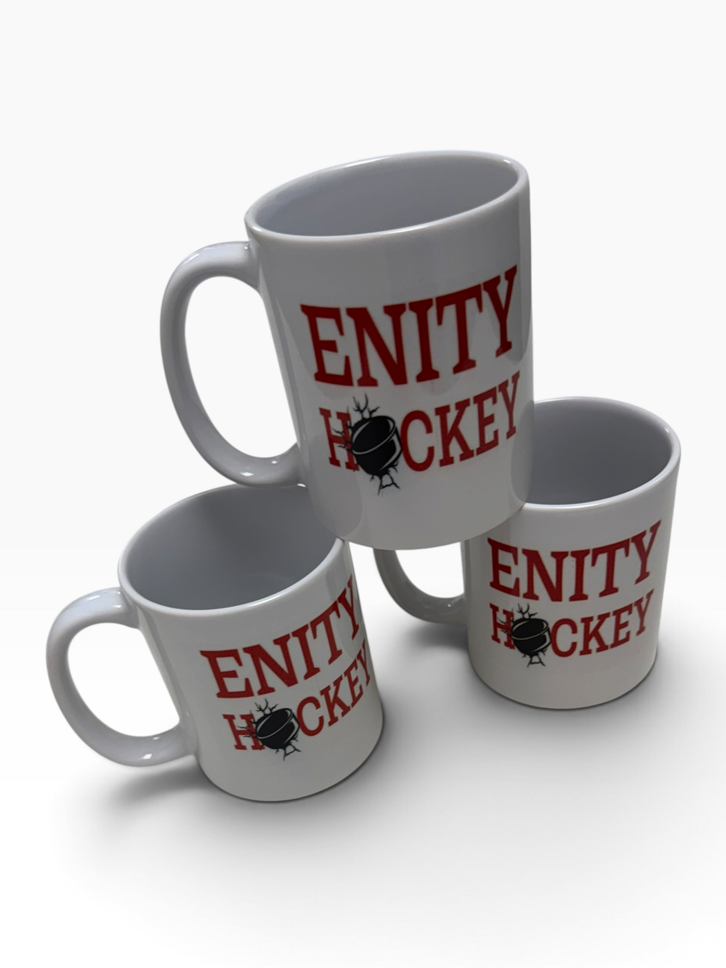 Enity Hockey Mug White Iconic Logo