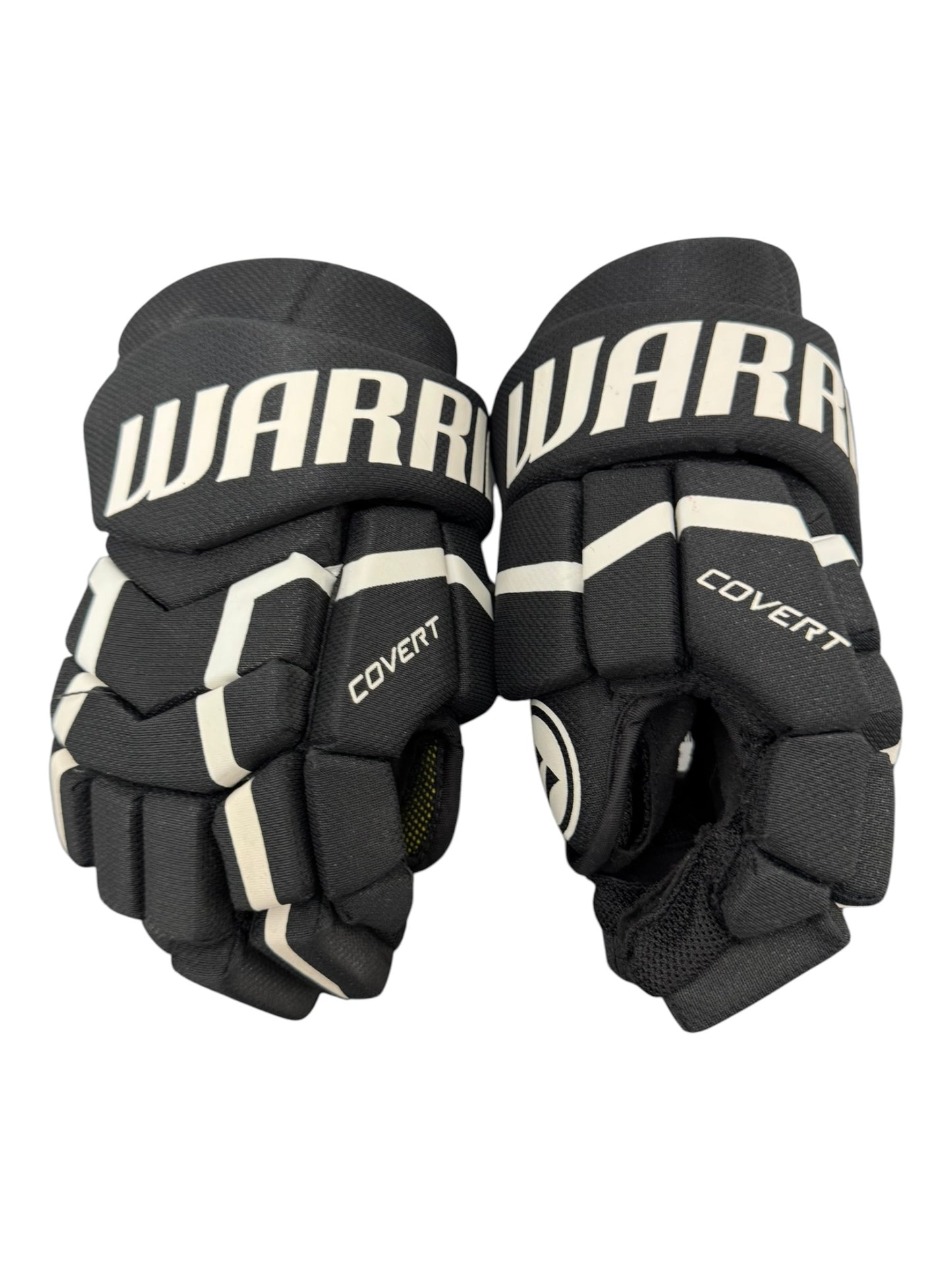 Warrior Covert Junior Ice Hockey Gloves – 10” – Black – Used