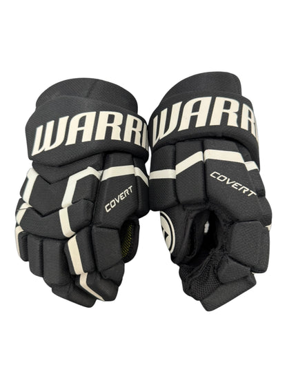 Warrior Covert Junior Ice Hockey Gloves – 10” – Black – Used