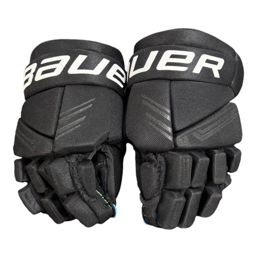 Bauer X S24 Youth Ice Hockey Gloves – 8” – Black/Blue