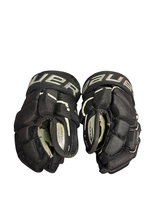 Bauer Supreme 3S Pro Junior Ice Hockey Gloves – 10” – Black – Used