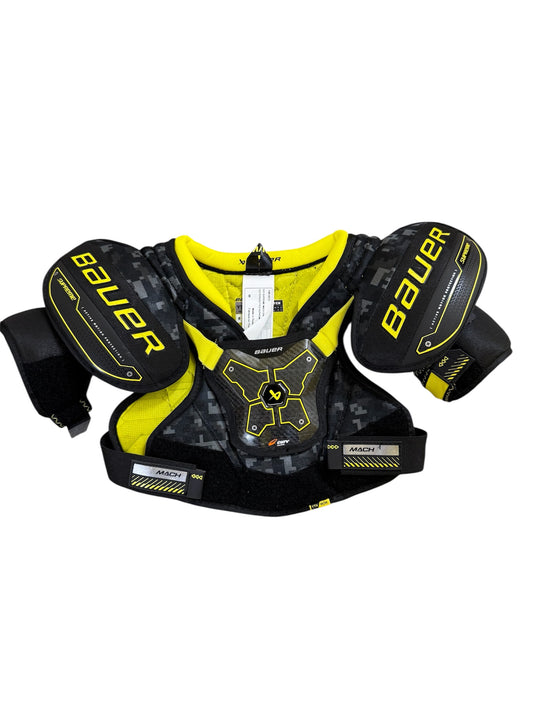 Bauer Supreme Mach Youth Ice Hockey Shoulder Pads – Medium Excellent Condition