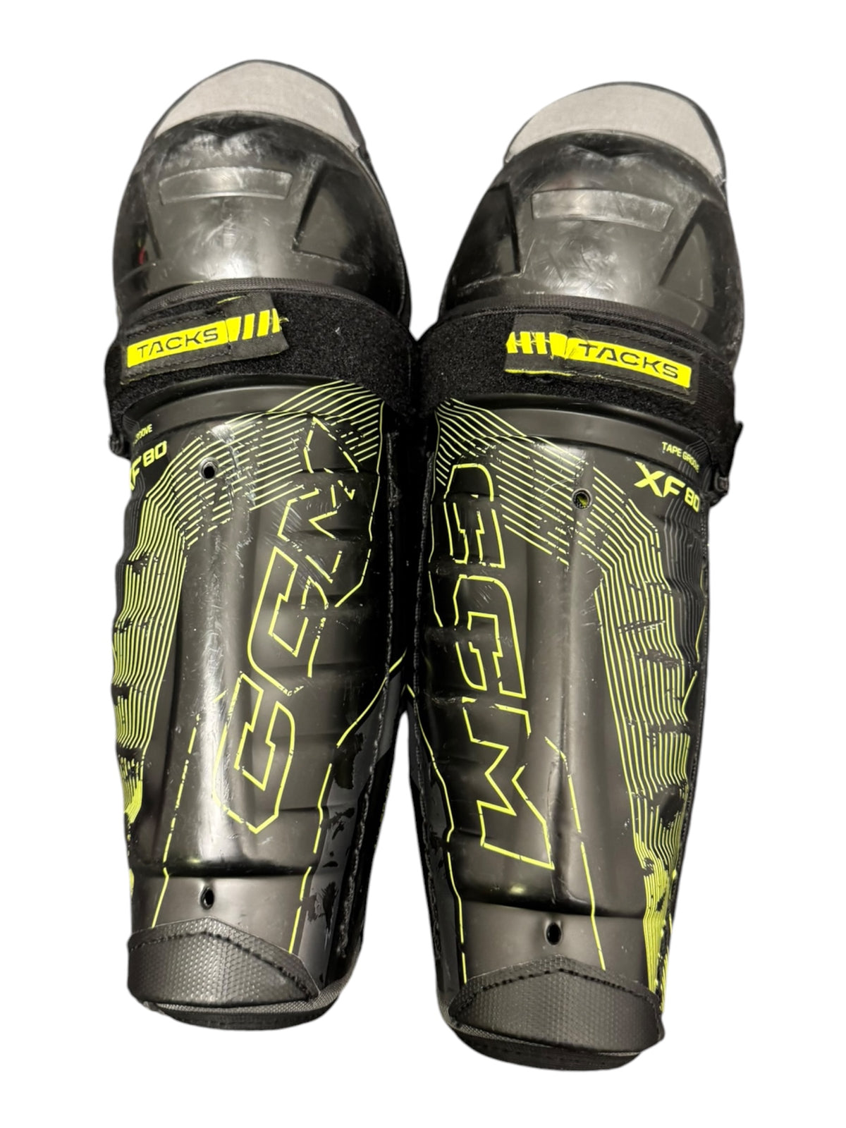 CCM XF80 Junior Ice Hockey Shin Pads – 11”