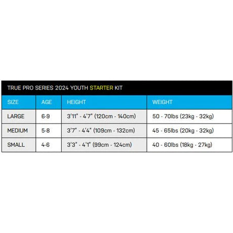 TRUE Series Pro Youth Starter Kit – Medium