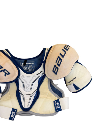 Bauer Nexus 7000 Junior Ice Hockey Shoulder Pads Size Small – Good Condition – Used