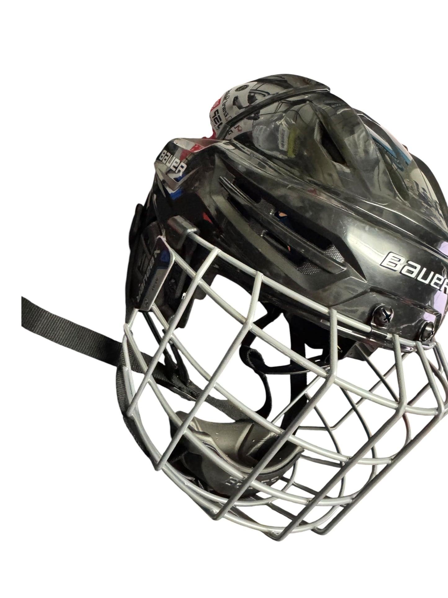 Bauer Re-Akt 55 Combo Ice Hockey Helmet – Medium – Black