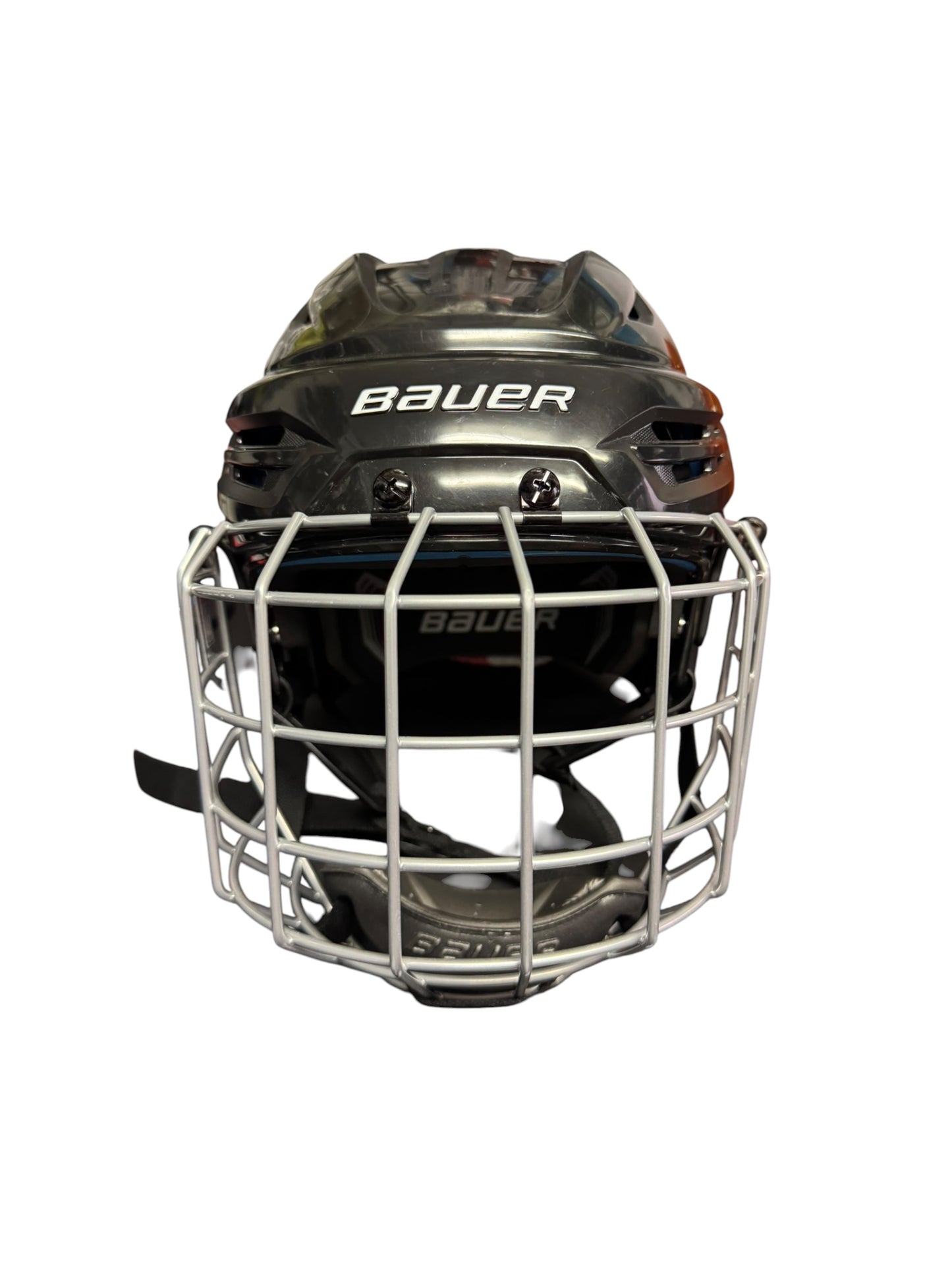 Bauer Re-Akt 55 Combo Ice Hockey Helmet – Medium – Black