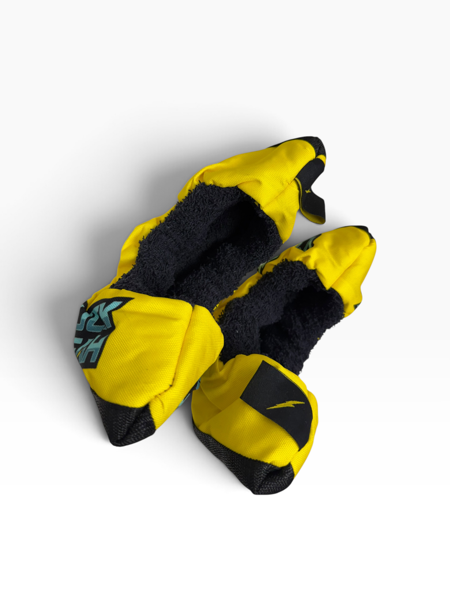 Puck Yeah Ice Hockey Fabric Skate Guards – Yellow – Junior & Senior