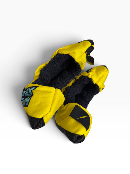 Puck Yeah Ice Hockey Fabric Skate Guards – Yellow – Junior & Senior