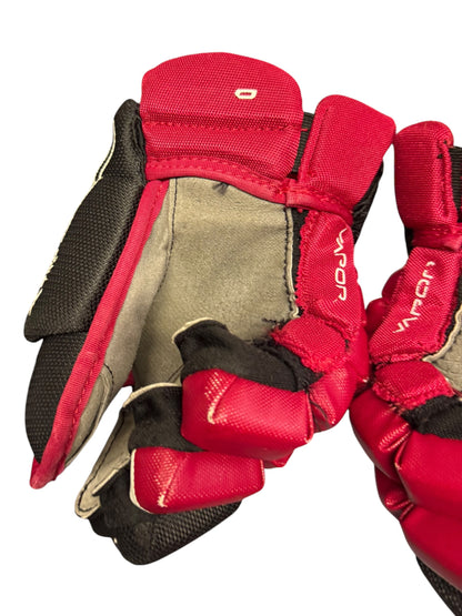 Bauer Vapor X900 Lite Junior Ice Hockey Gloves – 11” – Black/Red – Used