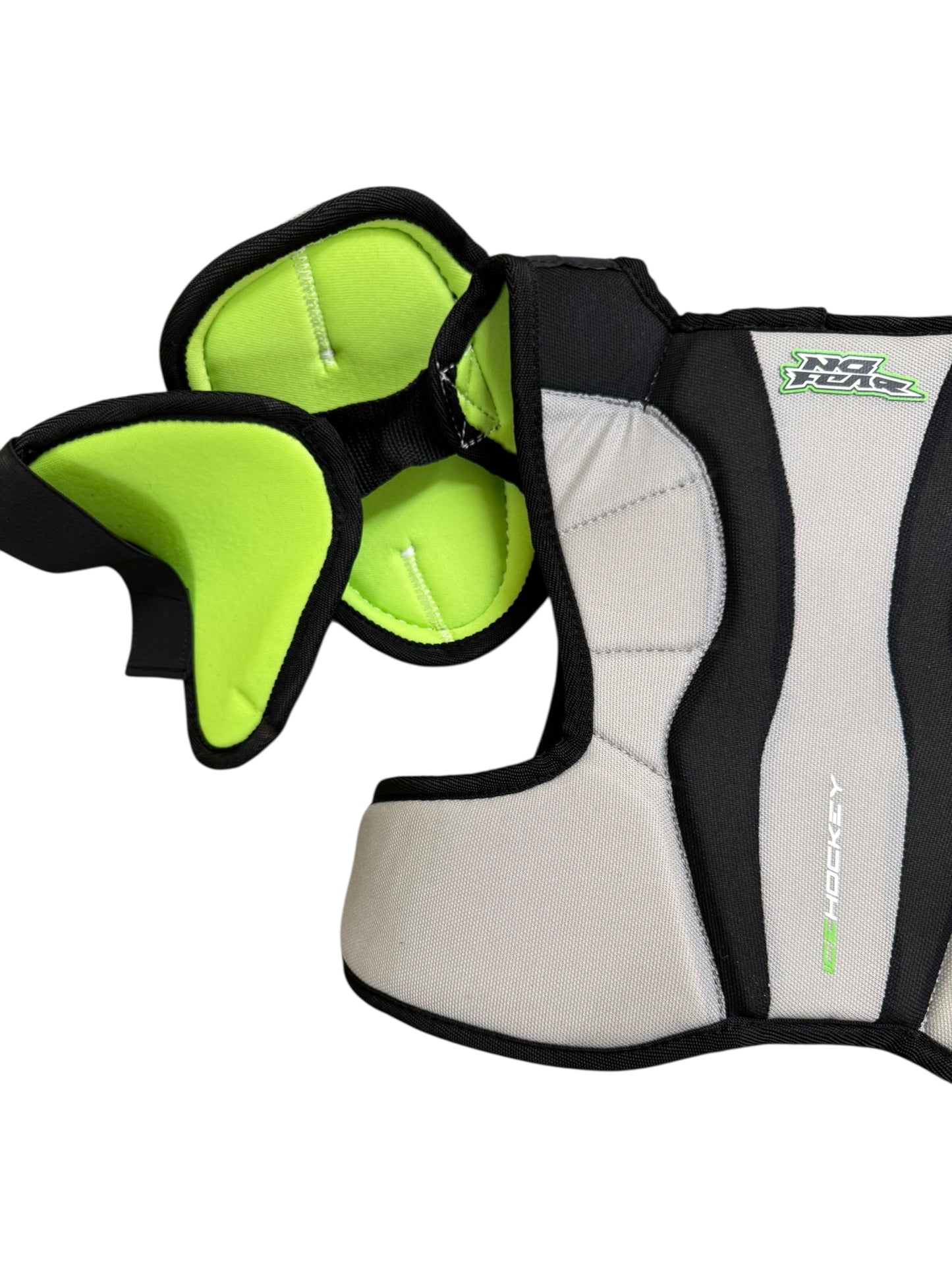 No Fear Junior Ice Hockey Shoulder Pads Size Small Used