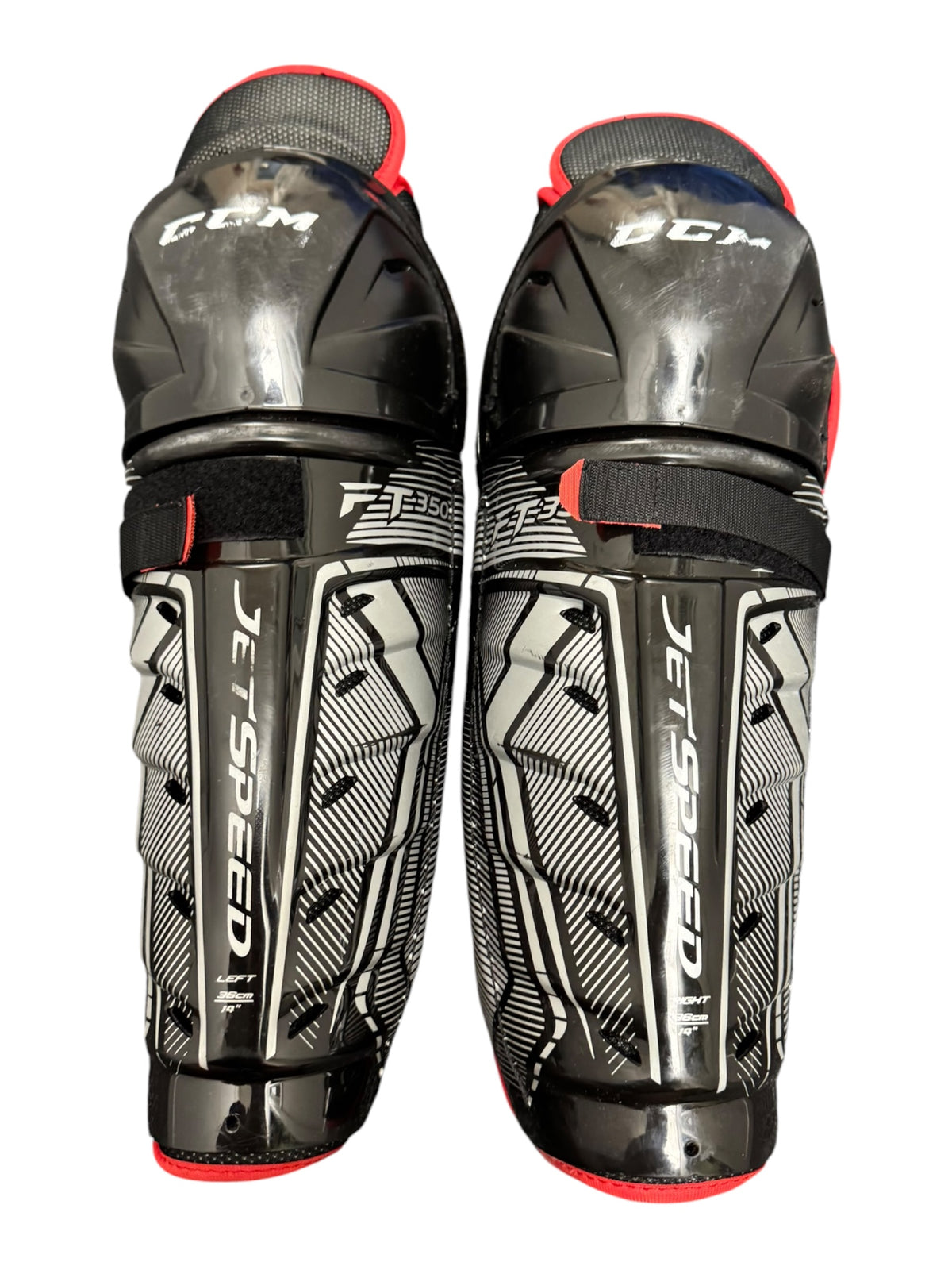CCM FT350 Ice Hockey Shin Pads – 14”