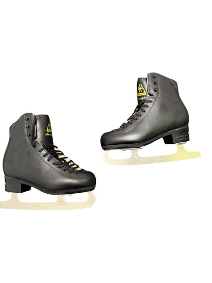Jackson Freestyle Figure Ice Skates – Black, Size 1.5