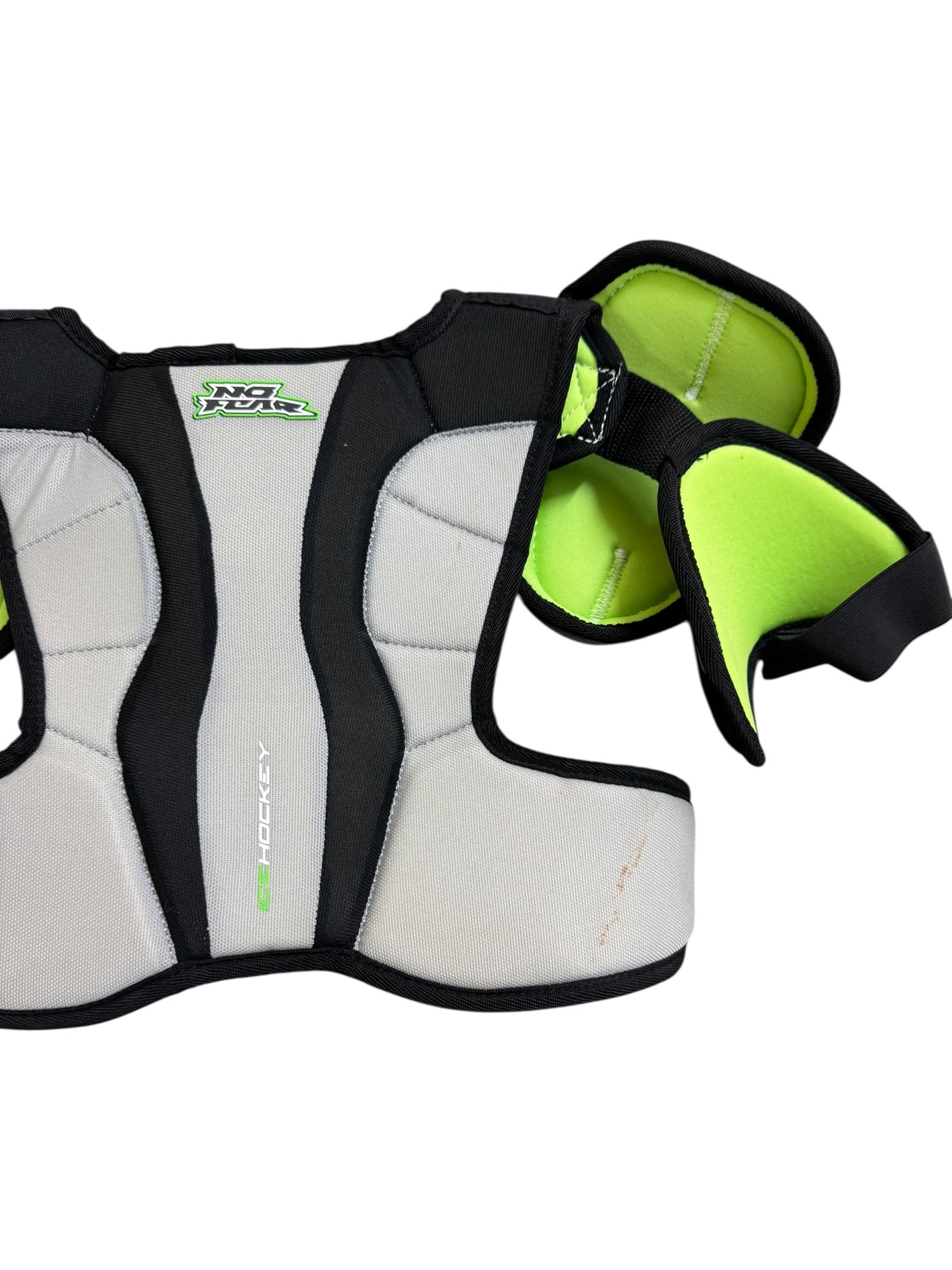 No Fear Junior Ice Hockey Shoulder Pads Size Small Used