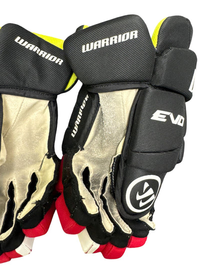 Warrior Alpha Evo Junior Ice Hockey Gloves – Black, 12”