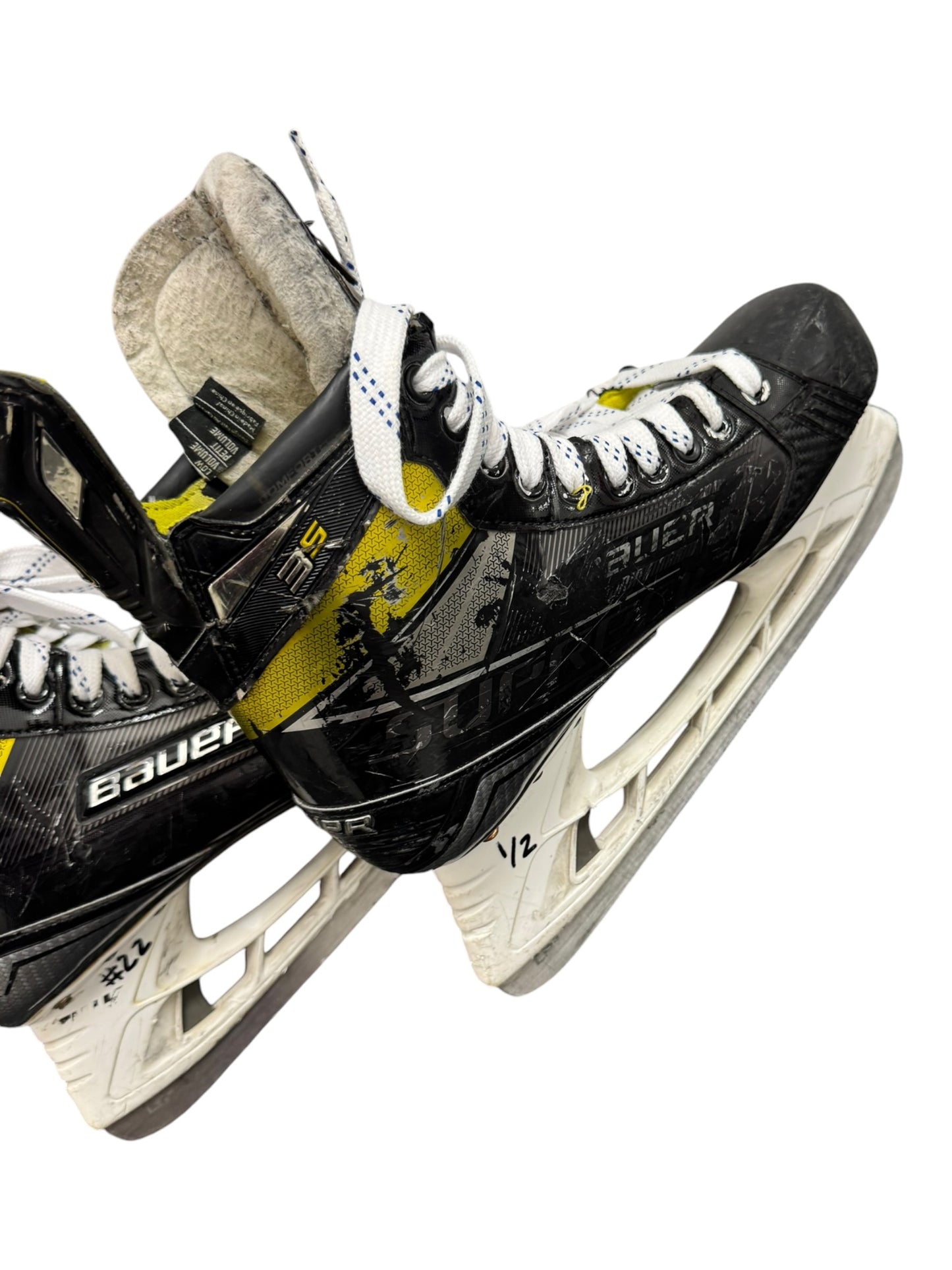 Bauer Supreme 3S Senior Ice Hockey Skates – Size 10 – Fit 1 – Pro Used