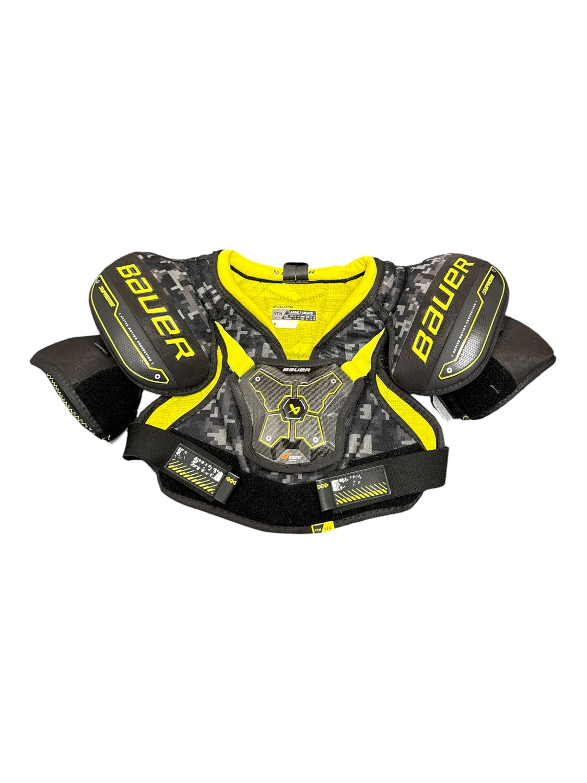 Bauer Supreme Mach Youth Ice Hockey Shoulder Pads – Large