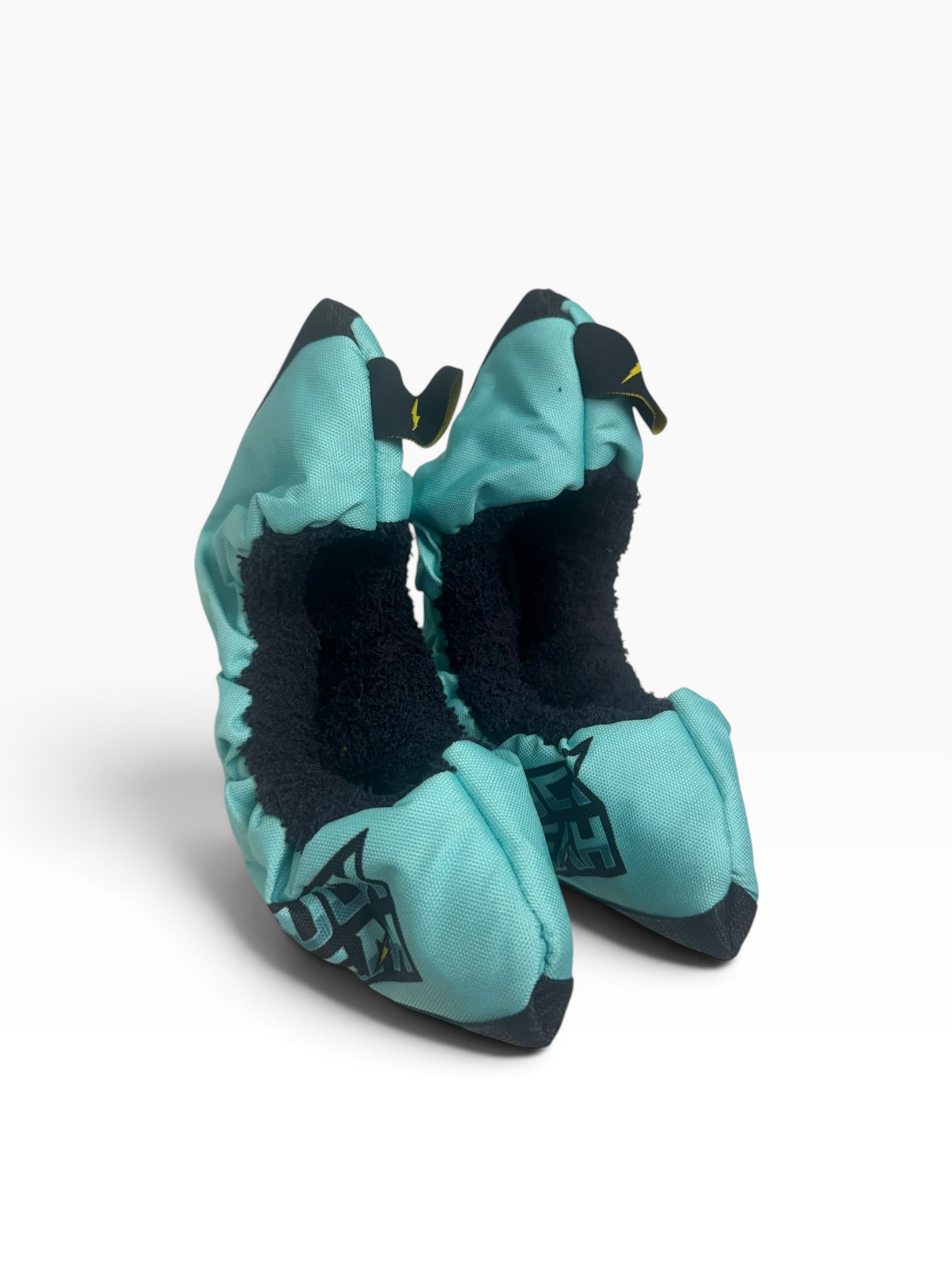 Puck Yeah Ice Hockey Fabric Skate Guards – Turquoise – Junior & Senior
