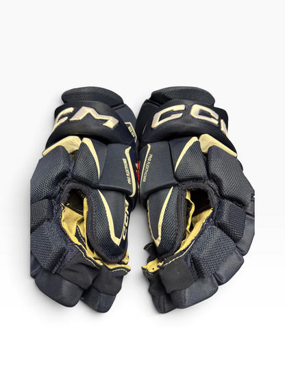 CCM Jetspeed FT6 Pro Senior Ice Hockey Gloves 14” Navy Used
