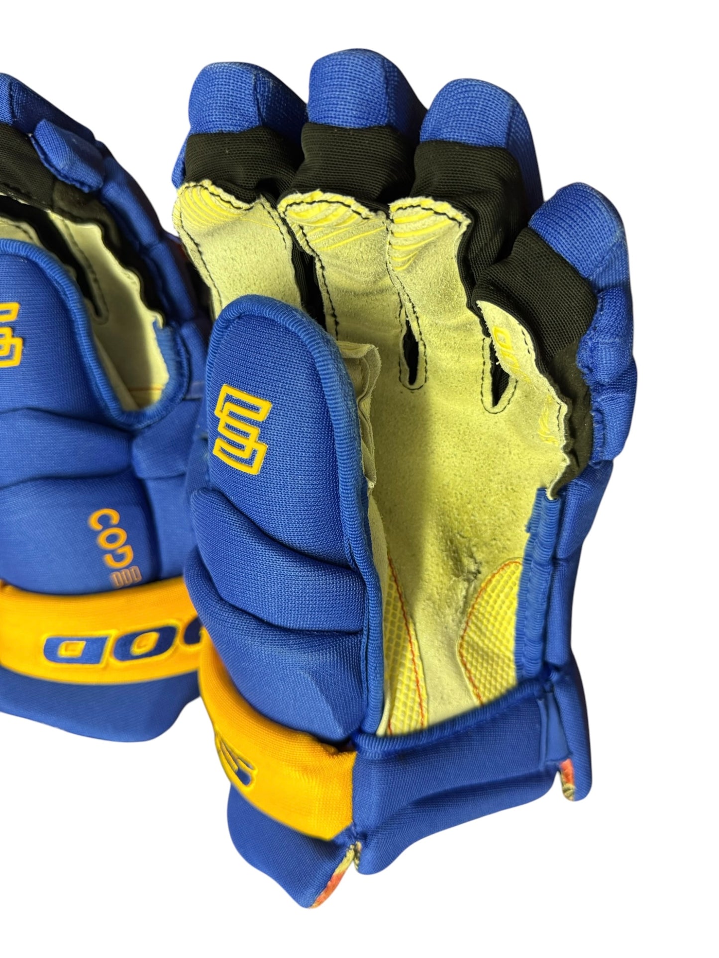 Buffalo Sabres Sherwood Pro Stock NHL Ice Hockey Gloves 15”