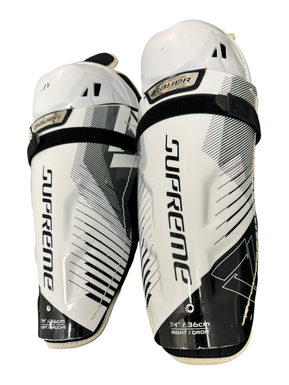 Bauer Supreme Elite Ice Hockey Shin Pads – 14”