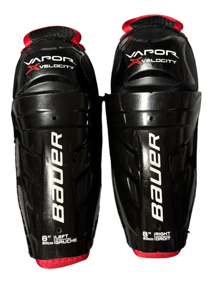 Bauer Vapor Velocity Youth Ice Hockey Shin Pads – 8”