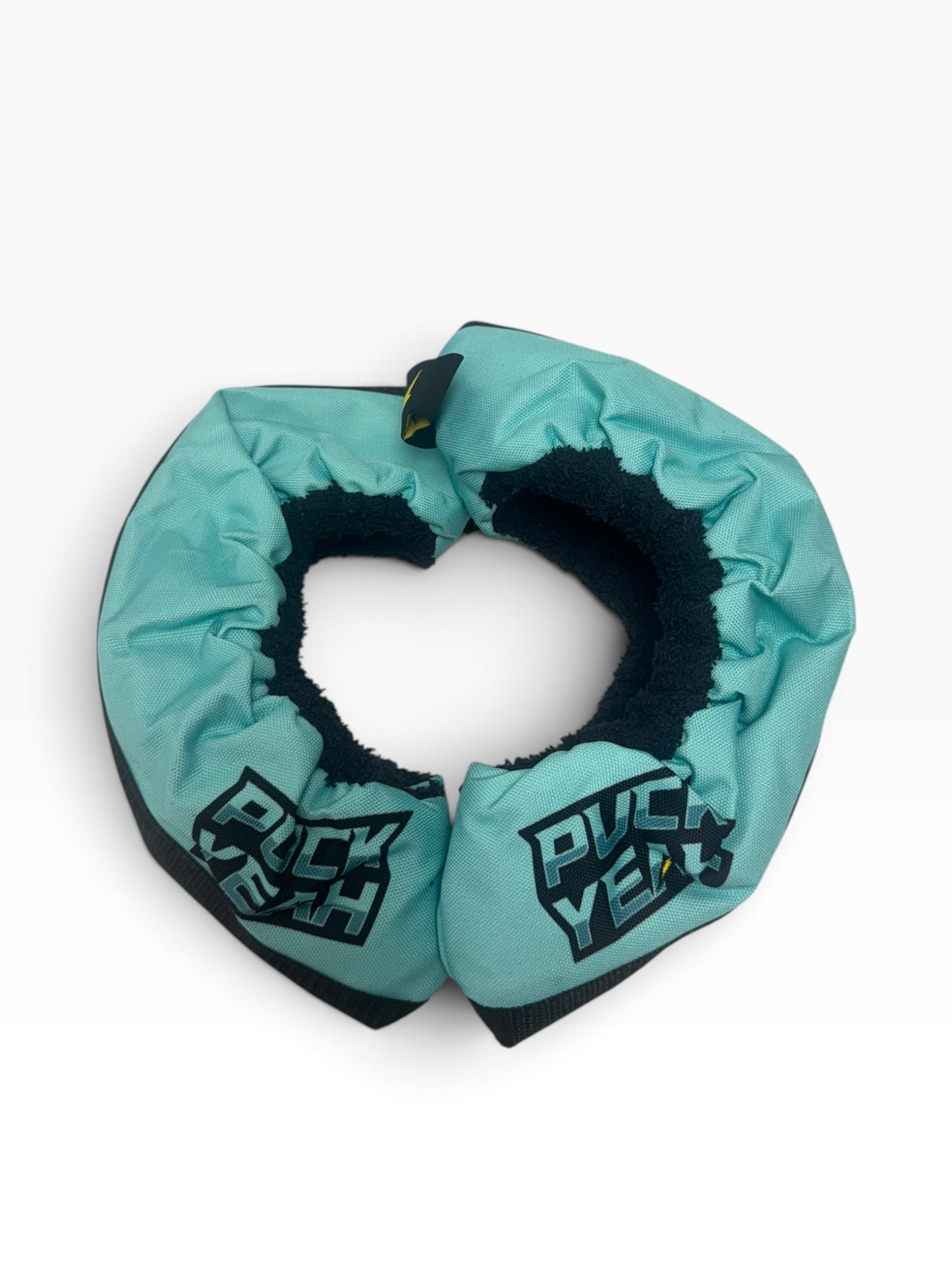 Puck Yeah Ice Hockey Fabric Skate Guards – Turquoise – Junior & Senior