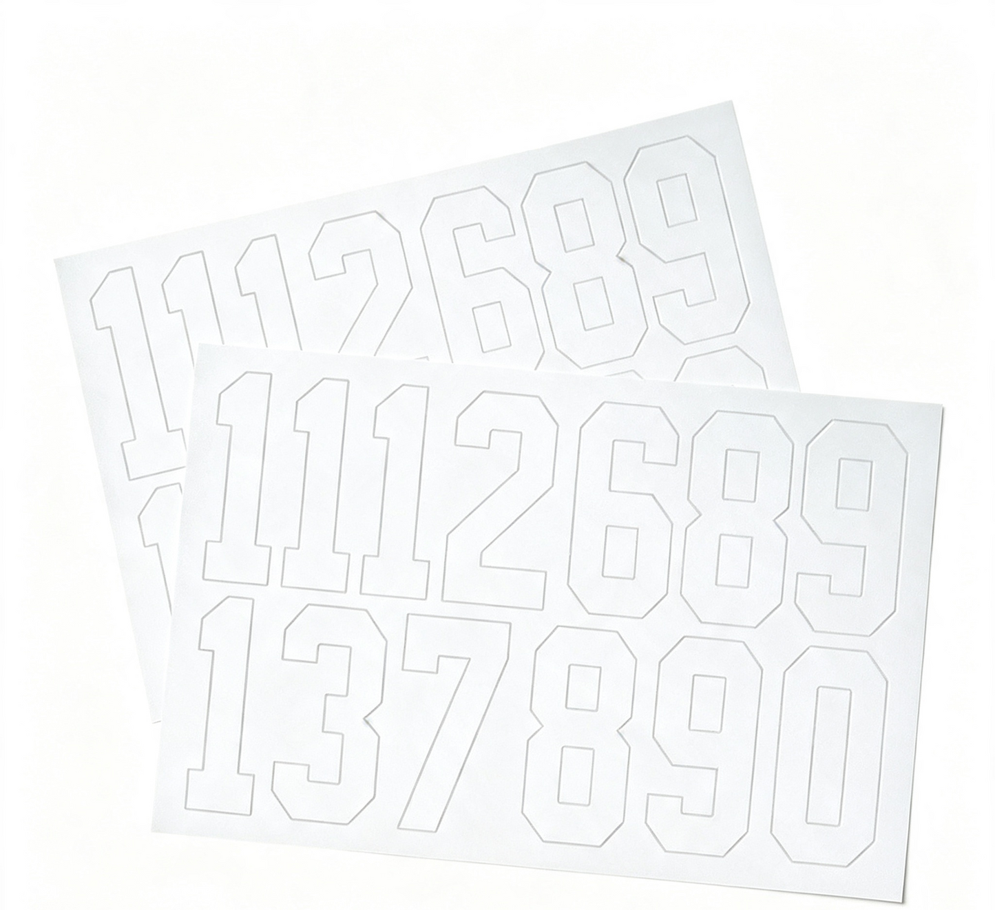 A&R Helmet Numbers Decals