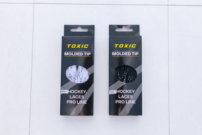 Toxic Hockey Ice Hockey Skate Laces White 72” to 120” Durable