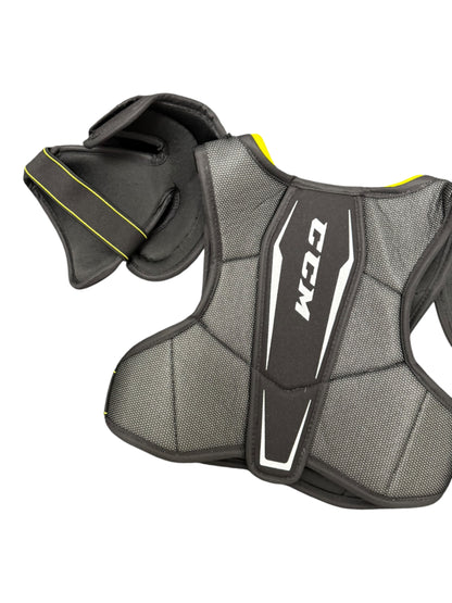 CCM Tacks 9550 Junior Ice Hockey Shoulder Pads Large – Black/Yellow