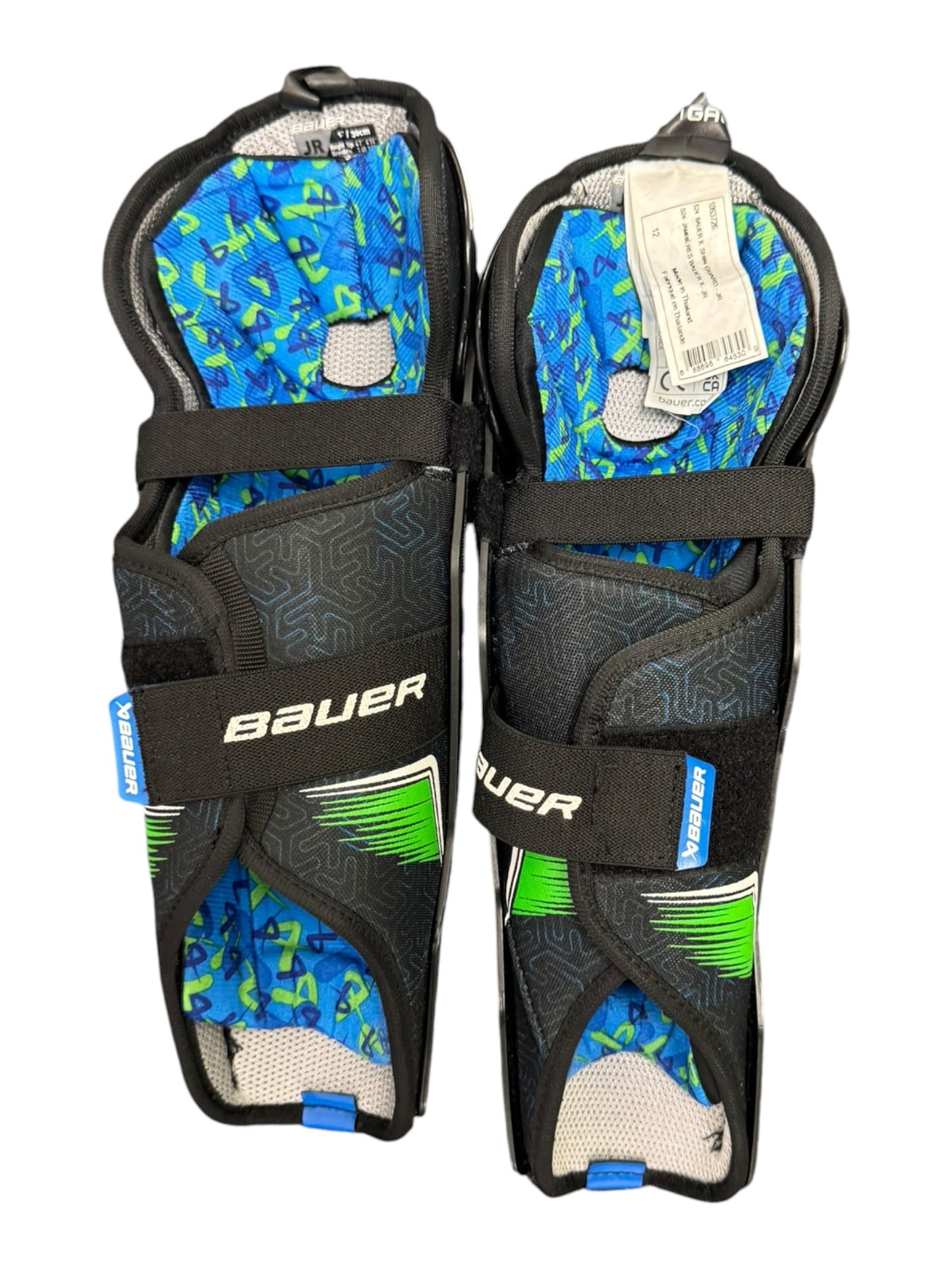 Bauer X S24 Junior Ice Hockey Shin Pads 12”