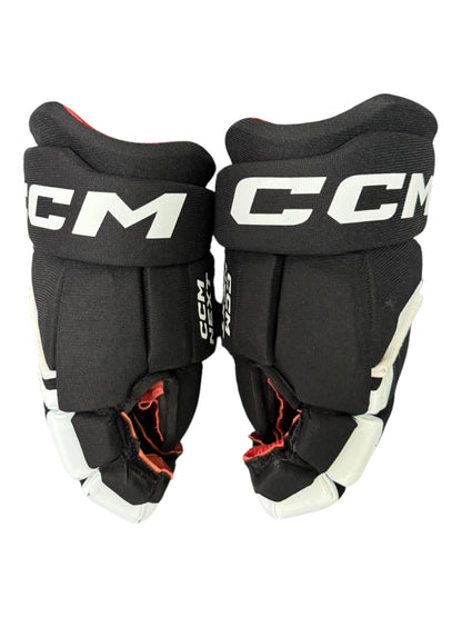 CCM Next Intermediate Ice Hockey Gloves 13 Inch Black/Red