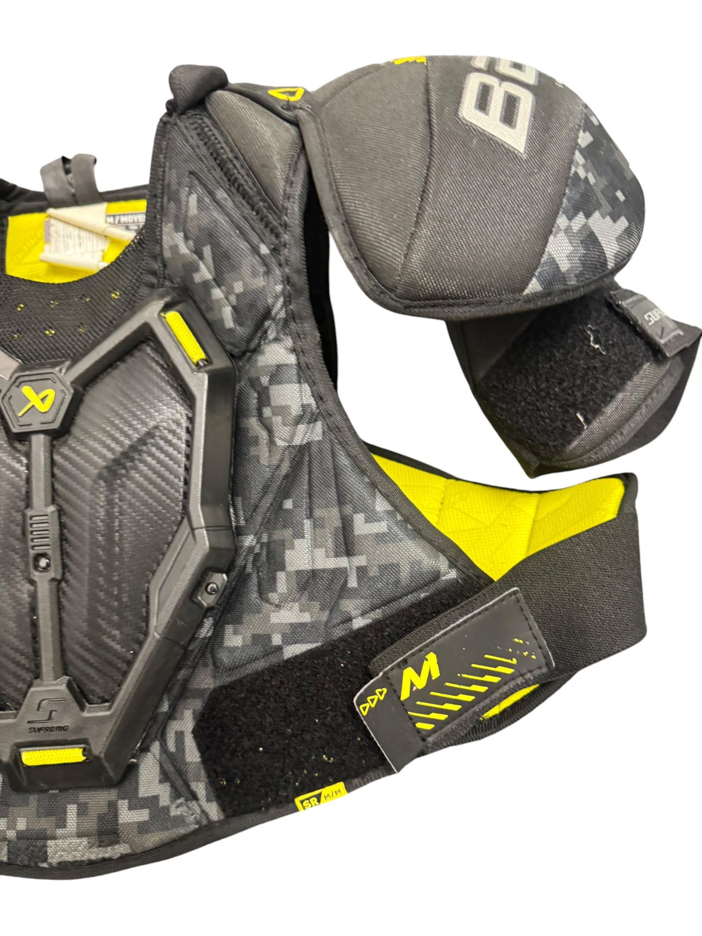 Bauer Supreme M3 Senior Ice Hockey Shoulder Pads – Black – Used