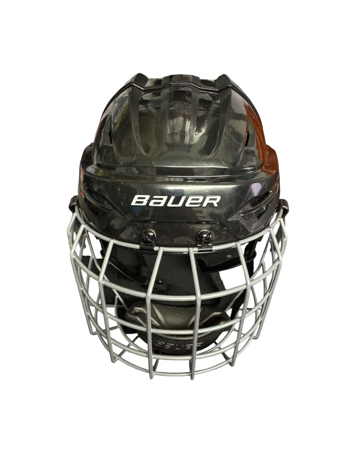 Bauer Re-Akt 55 Combo Ice Hockey Helmet – Medium – Black