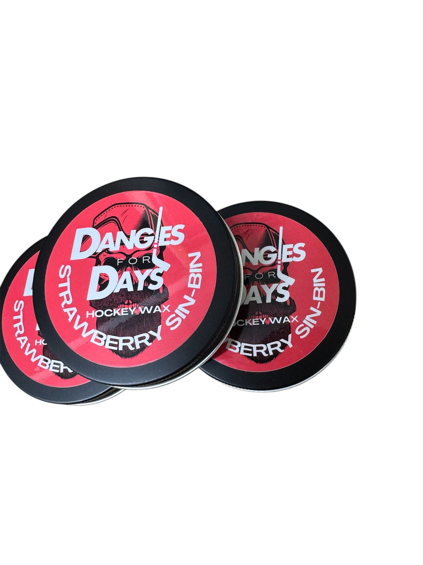 Dangles for Days Strawberry Sin-Bin Ice Hockey Wax