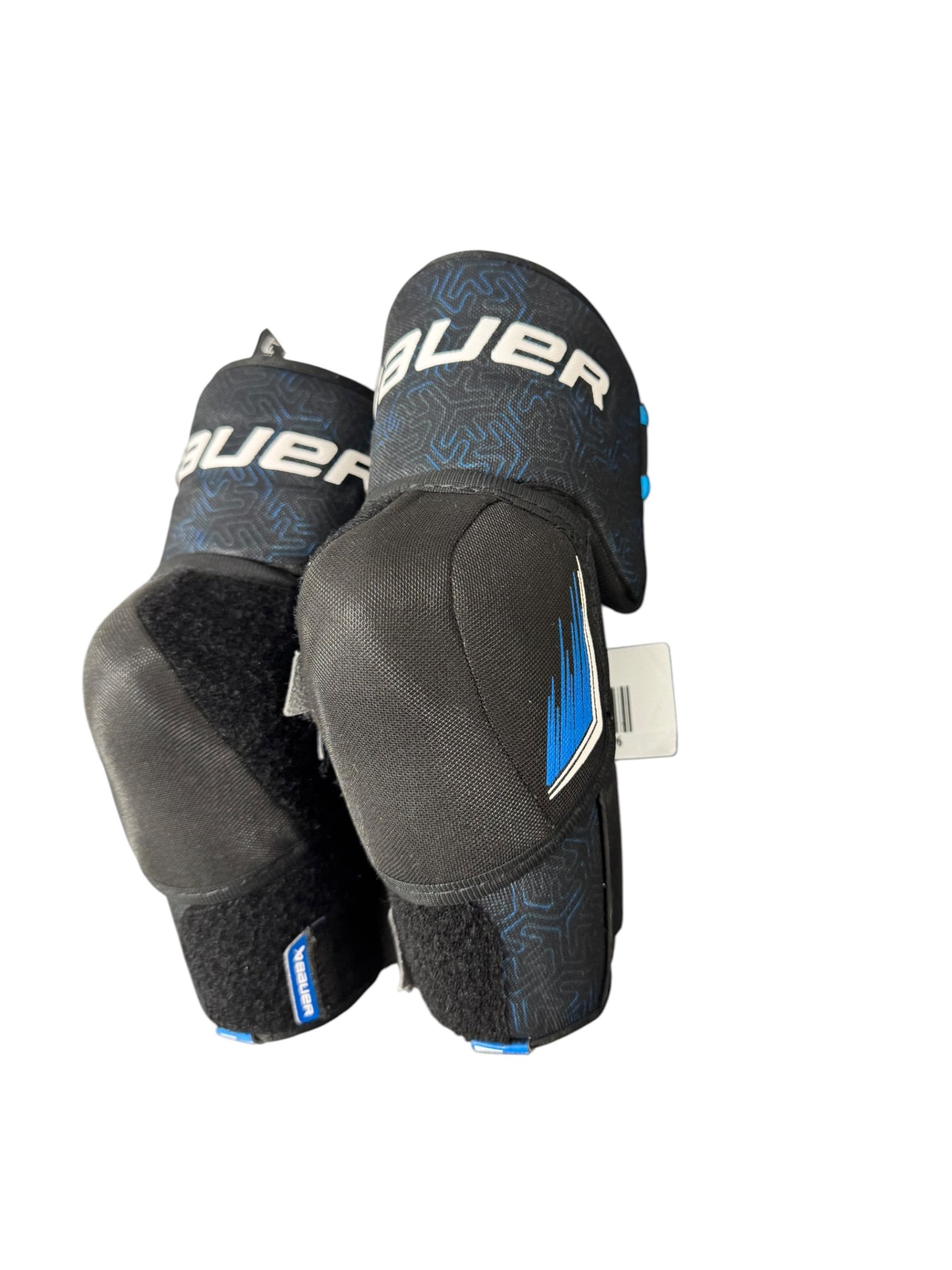 Bauer X S24 Intermediate Ice Hockey Elbow Pads – Medium – Black/Blue – Used