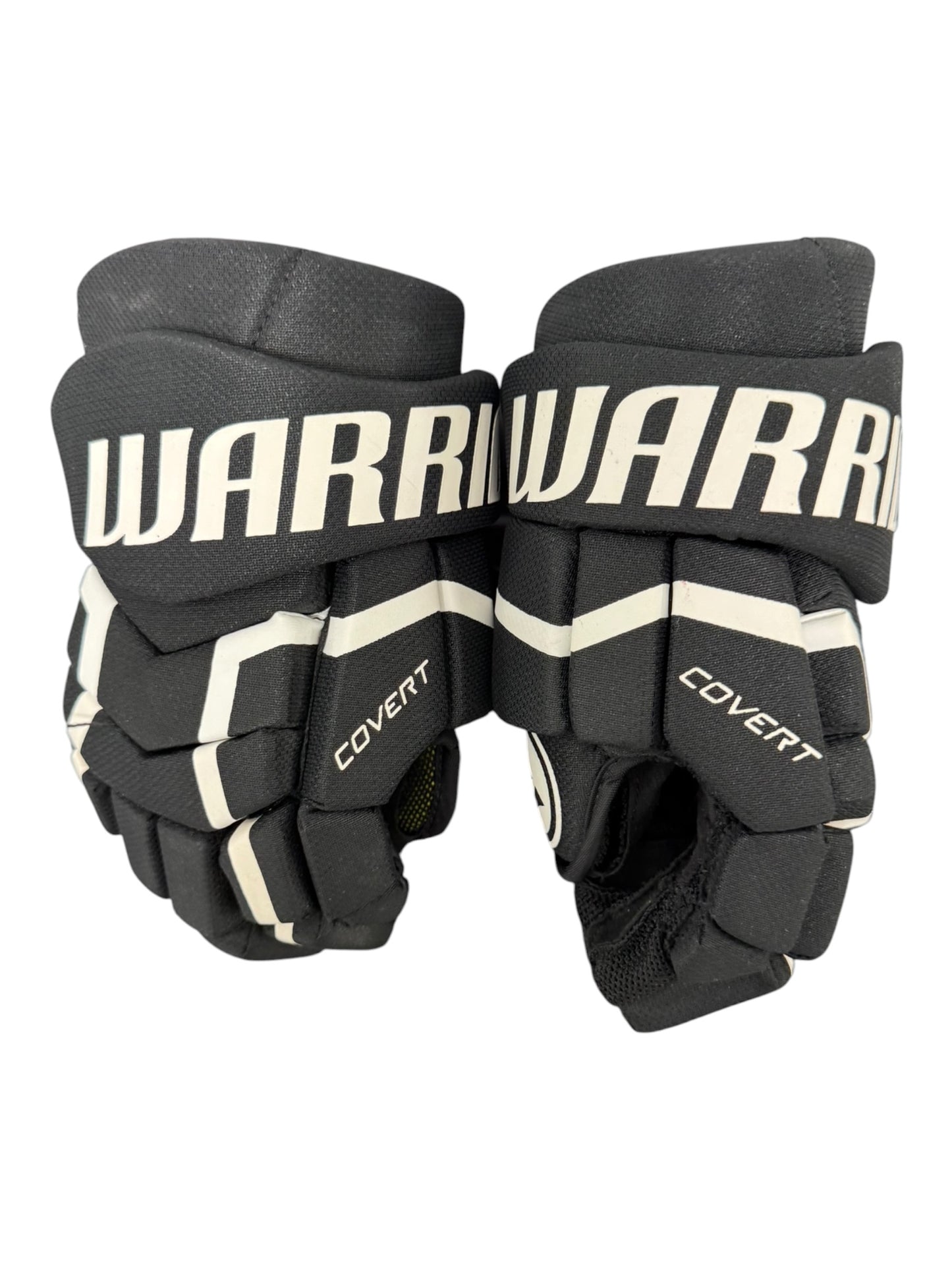 Warrior Covert Junior Ice Hockey Gloves – 10” – Black – Used