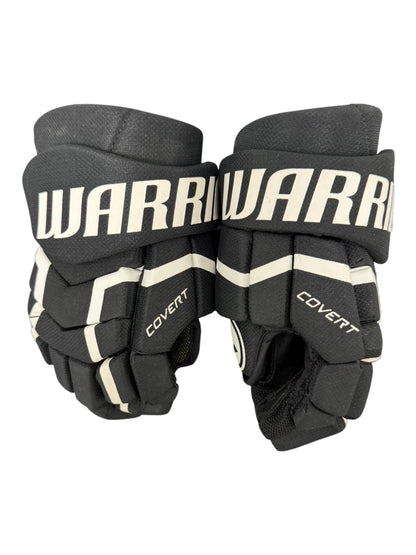 Warrior Covert Junior Ice Hockey Gloves – 10” – Black – Used