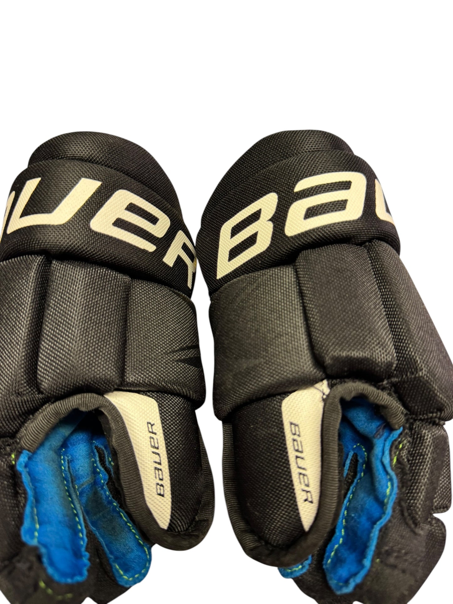Bauer X S24 Youth Ice Hockey Gloves – 9” – Black/Blue – Used