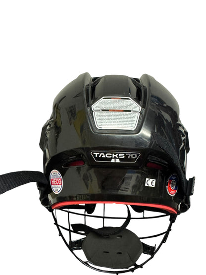 CCM Tacks 70 Ice Hockey Helmet – Small – Black